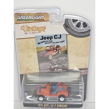 Greenlight 1:64 Jeep CJ-7 Renegade 1979 orange